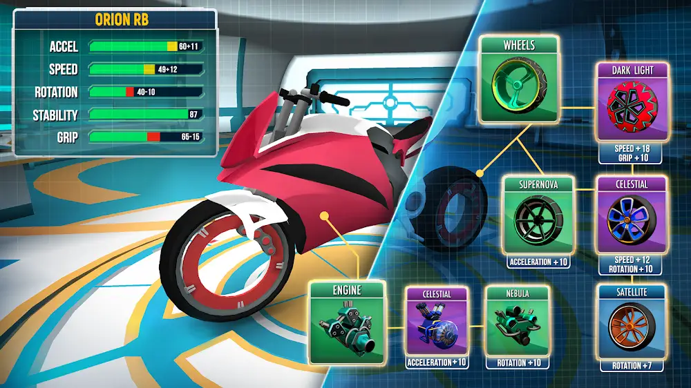 Skok nad przepaścią w grze Gravity Rider