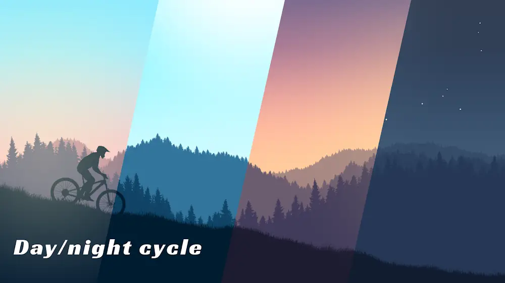 Leśna ścieżka w grze Mountain Bike Xtreme